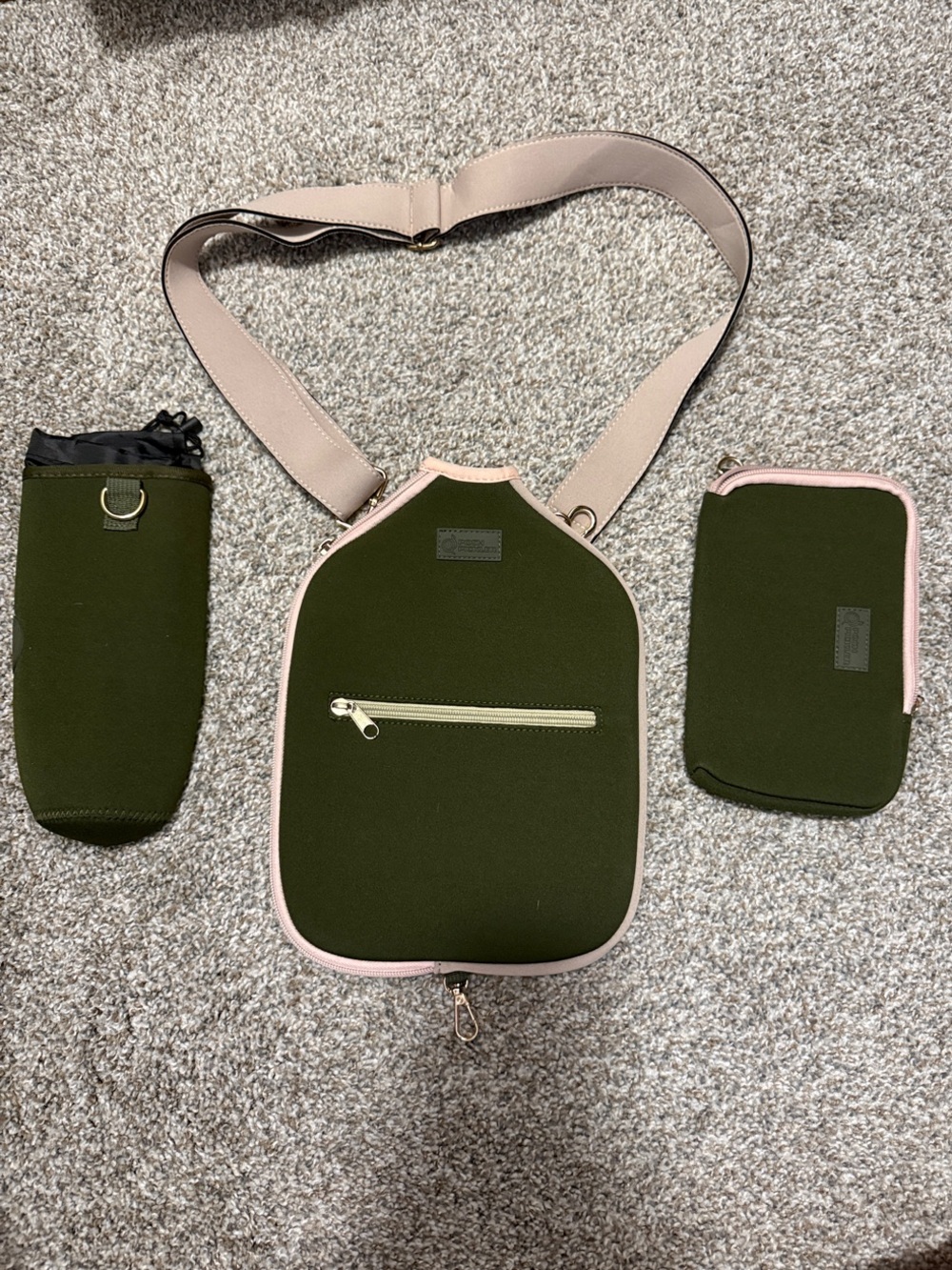 Women’s Posh Pickler Green Pickleball Accessories Combo